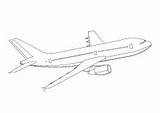 Malvorlagen Flugzeuge Passagierflugzeug Flugzeug Düsenjet Ausdrucken Vorlage Fliegen Jumbo Vorlagen Herunterladen Passagiermaschine sketch template