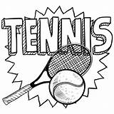 Tennis Coloring Sketch Pages Drawing Kids Sports Dreamstime Kidspressmagazine Drawings Colouring Stock Ball Sheets Vector Racket Illustration Doodle Printable Crafts sketch template