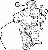 Santa Claus Coloring Pages Christmas Kids Printable sketch template