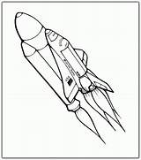 Space Coloring Pages Nasa Shuttle Printable Kids Drawing Spaceship sketch template