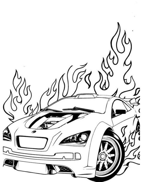 cool race cars coloring pages