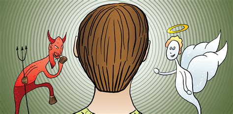 Devil versus angel: When do they shift into action in the