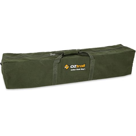 oztrail action canvas chair furniture bag snowys outdoors