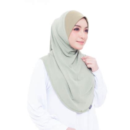 basic hijab sage green