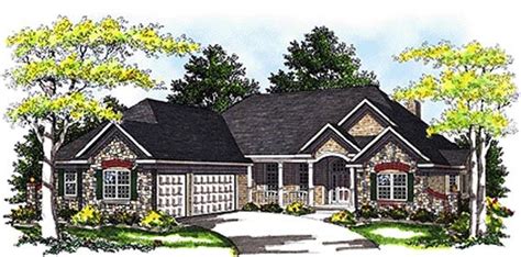 story style house plan    bed  bath  car garage house plans bungalow house