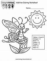 Coloring Pages Kindergarten Addition Worksheet Math Codes Number Worksheets Color Kids Code Getcolorings Printable Learning Fun Colouring Sheets Activity Kinder sketch template