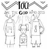 Coloring Ministry Children God sketch template