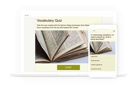 vocabulary quiz maker create   vocabulary quiz