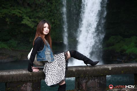sexy sakurako showing off outdoors