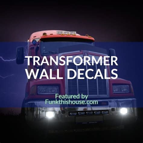 transformer wall decals easy decorating solution  painting