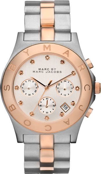 Marc By Marc Jacobs Womens Rose Gold And Silver