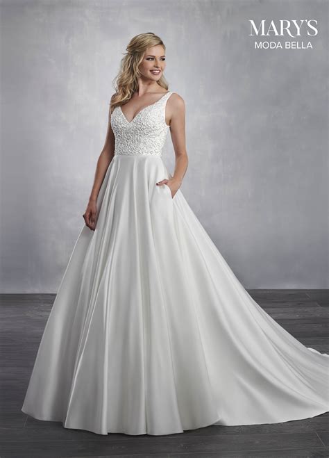 Bridal Dresses Style Mb2042 In Ivory Or White Color