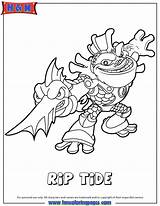 Rip Tide Skylanders Skylander Swap Hmcoloringpages sketch template