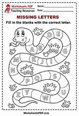 Worksheets Alphabet Missing Snake Letters Letter Printable Kindergarten Pdf Abc Printables Tracing Preschool English Kids Choose Board sketch template