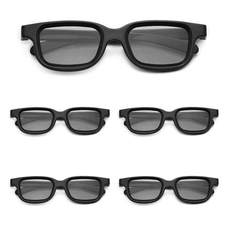 ultra 1 black pair of adults 3d glasses men women passive polorized