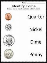 Coin Names Printable Worksheets Money Identify Kindergarten Math Coins Grade Identifying 1st Count Learning Lessons Learn Teaching Activities Print Worksheet sketch template