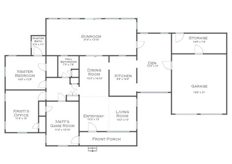 finalized house floor plan   random plans  ideas