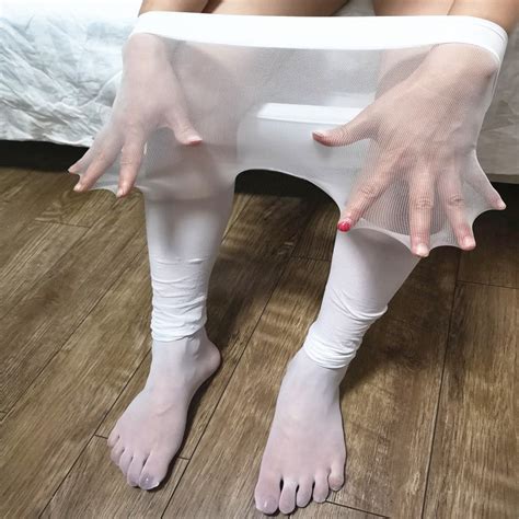 Ultrathin Seamless 5 Toe Glove Pantyhose Sheer Nylon Stocking