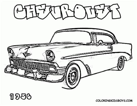chevy coloring pages images