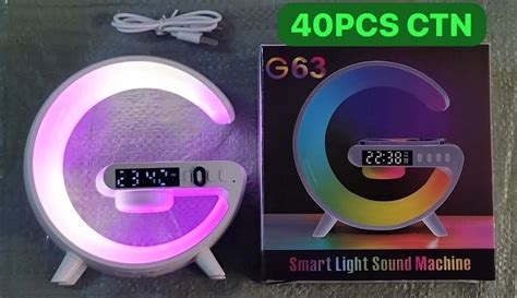 multicolor smart light sound machine bluetooth speaker   rs
