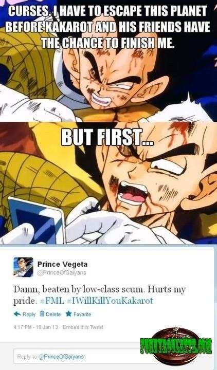 Lol Check This Out Vegeta S Pride Dragon Ball Super Funny Anime