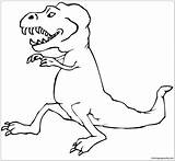 Pages Tyrannosaurus Coloring sketch template