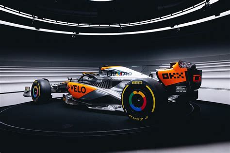 mclaren unveils throwback chrome  livery  british gp