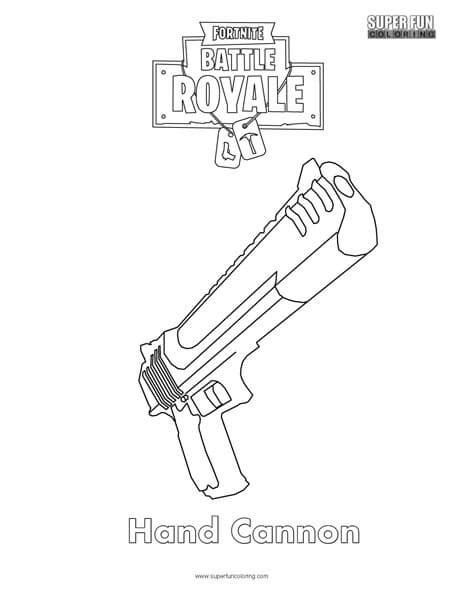 fortnite battle royale weapon coloring pages