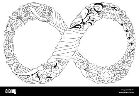 infinity symbol coloring pages