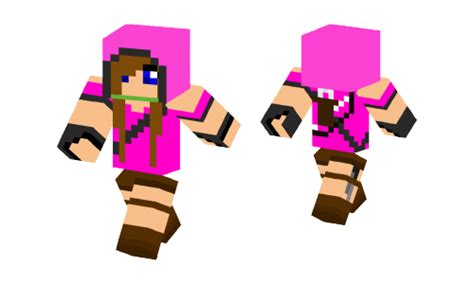 Pink Archer Skin Minecraft Skins