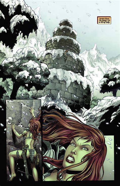 dynamic forces® red sonja unchained tpb