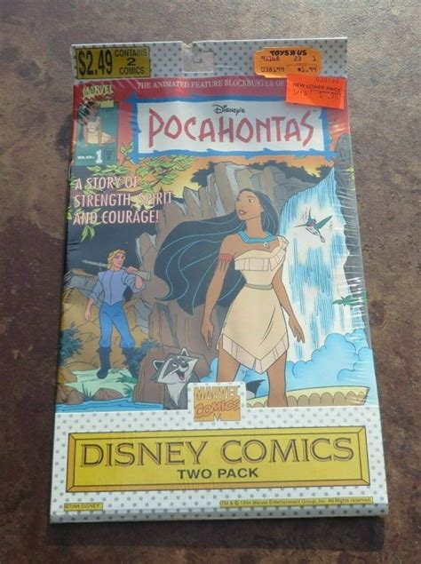 Walt Disney S Pocahontas 1 2 2 Pack Sealed 1994 Comic