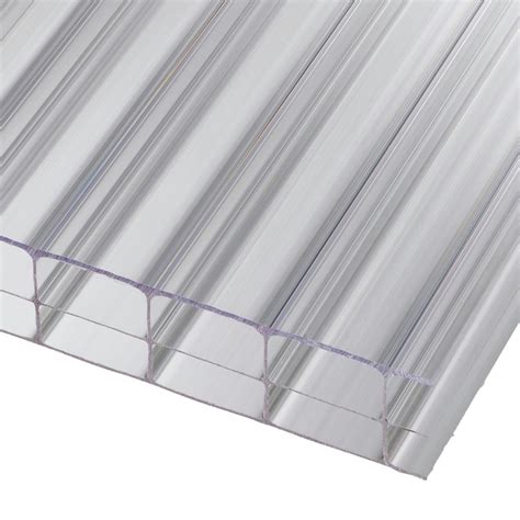 polycarbonate sheet mm triple wall clear sizes