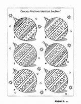 Baubles Identical sketch template