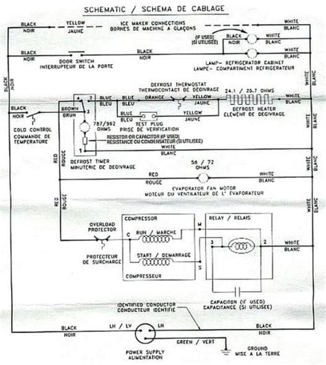 refrigerator defrost timer wiring diagram diagram door switch timer