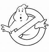 Ghostbusters Coloring 80s Party Birthday Ghost Visit Busters sketch template