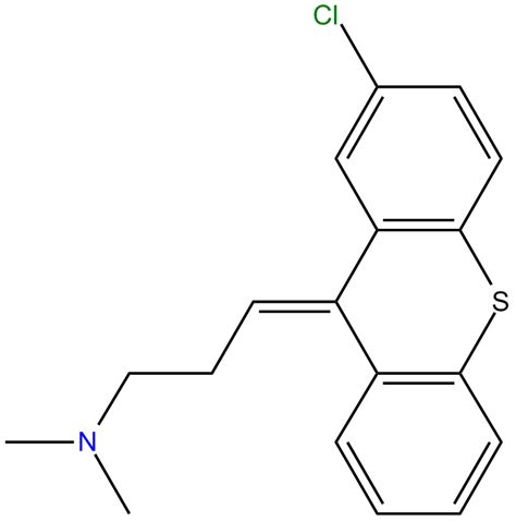 z 3 2 chloro 9h thioxanthen 9 ylidene n n dimethyl 1 propanamine