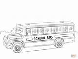 Escolar Schulbus Autobus Autocarro Scolaire Kolorowanka Supercoloring Pullman Szkolny Cool2bkids Malvorlage Kinderbilder Kolorowanki Scuolabus sketch template