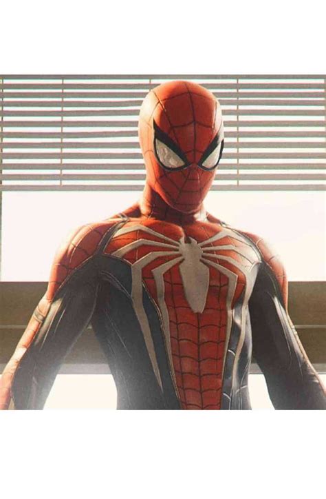 spider man ps4 costume leather jacket