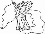 Coloring Pony Little Celestia Pages Princess Cadence Rarity Draw Mlp Drawing Printable Color Part Getcolorings Getdrawings Colorings Popular Print Coloringhome sketch template