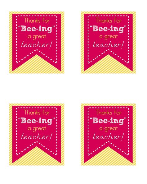 simply    bee ing  great teacher  printable