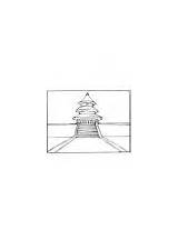 Tempel Ausmalbilder Chinesischer Ausdrucken sketch template