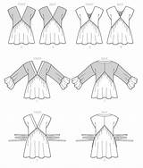 Sewing Choose Board Mccall Gathered Misses Tie Tops Neck Sleeve Patterns sketch template