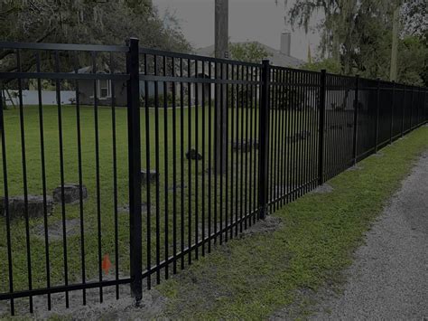 aluminum fence installation ballfer fence service