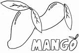 Buah Tempatan Mangue Buahan Hitam Ausmalbilder Ausmalbild Mewarnai Mangos Coloriages Dunia Sayuran Sekolah Upin Apel Ipin Sini sketch template