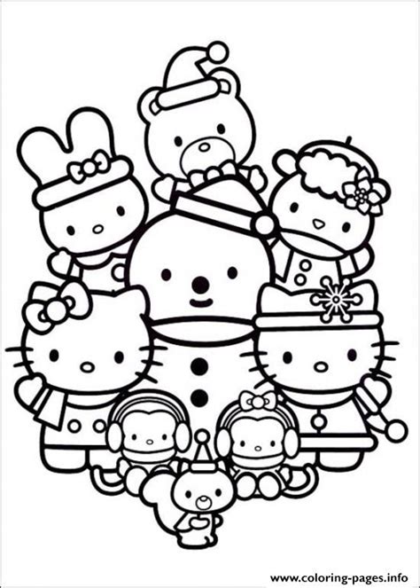 coloring pages   kitty  friends  svg file cut cricut