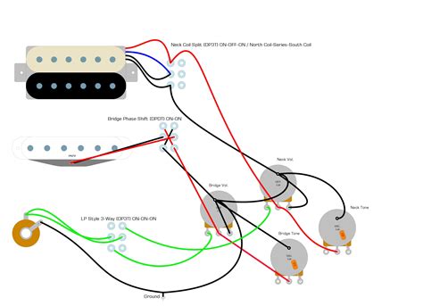 les paul wiring diagram pickup