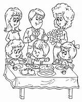 Party Birthday Coloring Pages Celebrating Netart sketch template