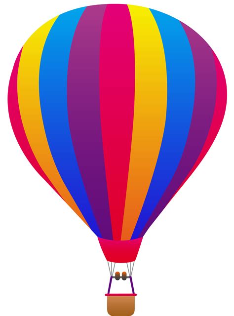 air balloon cartoon clipart
