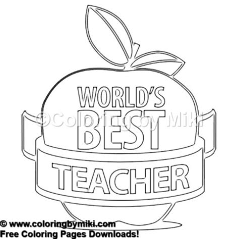 coloring pages  teacher  blog